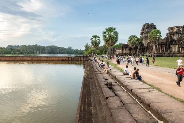 Siem reap, Kambodja, 13 okt 2017 - Kambodja, Siem Reap, Angkor w — Stockfoto