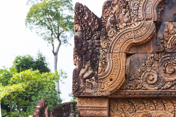 Templo increíble Antiguo castillo de Bayon, Angkor Thom, Siem Reap, Ca — Foto de Stock