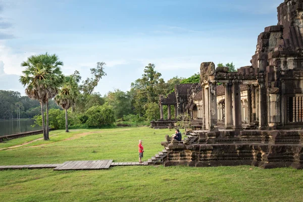 Siem reap, Kambodja, 13 okt 2017 - Kambodja, Siem Reap, Angkor w — Stockfoto