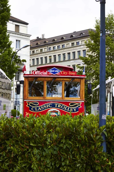 Tramwaj tour w Zurych, Szwajcaria — Zdjęcie stockowe