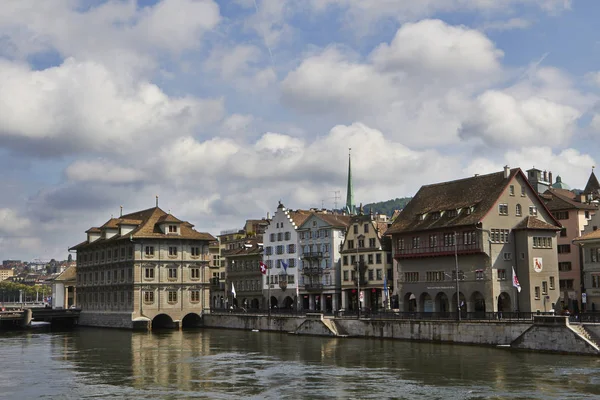 Вид на крыши Цюриха, Швейцария Лицензионные Стоковые Фото