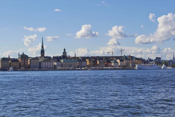 Bir sürü bulutlar, İsveç Stokholm için görüntüleyin