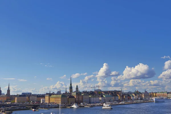 View to Stockholm with a lot of clouds, Sweden — Stock Photo, Image