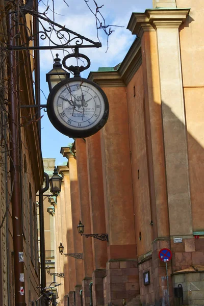 Sokak saat Stockholm, İsveç