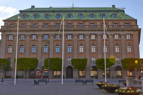 Stan budynku w Sztokholm, Szwecja — Zdjęcie stockowe