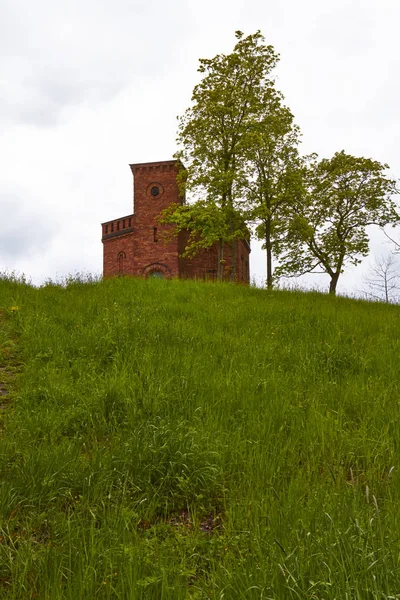 Kleine rode kasteel in Stockholm, Sweeden — Stockfoto