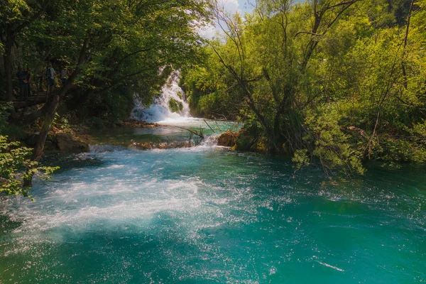 Plitvice Lakes National Park, Croatia. One of the most beautiful places in the world. — Stock Photo, Image