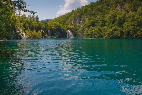 Plitvice Lakes National Park, Croatia. One of the most beautiful places in the world. — Stock Photo, Image