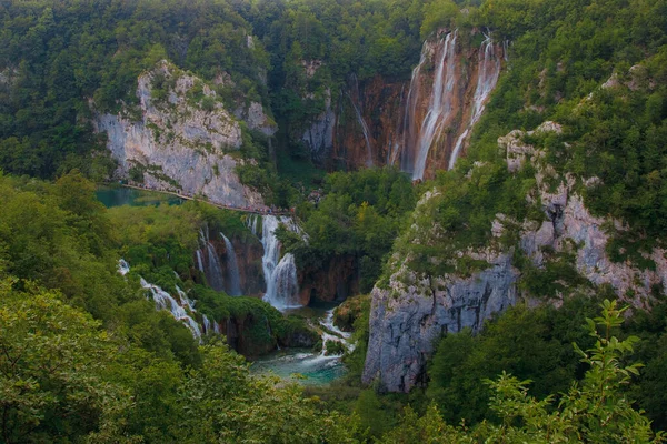 Plitvice Lakes National Park, Croatia. One of the most beautiful places in the world. — Stock Photo, Image