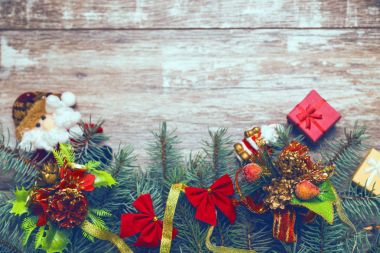 Vintage Noel arka plan 2018