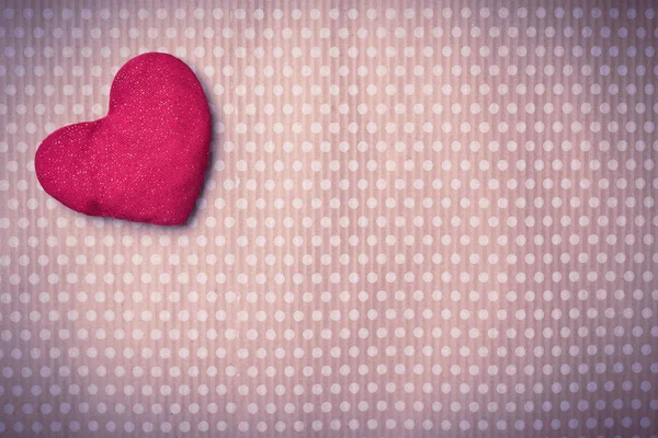 День Святого Валентина Красочные Вязаные Сердца День Святого Валентина Кулон — стоковое фото
