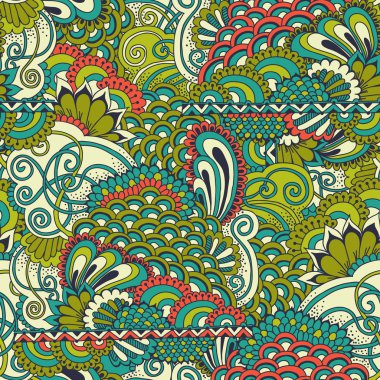 El çizimi, kusursuz desen.