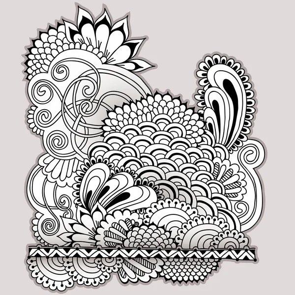Hand drawn doodle illustration — Stock Vector