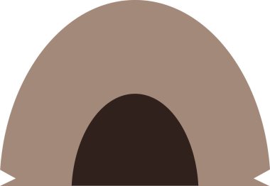 Basit mağara giriş simgesi