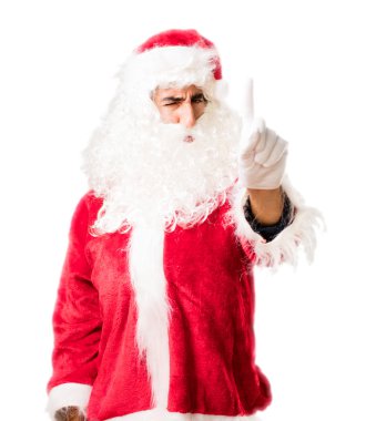 Noel Baba'ya katılmıyorum poz