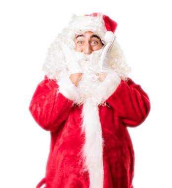 Noel Baba sürpriz poz