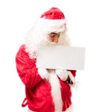 Pankartlı Noel Baba