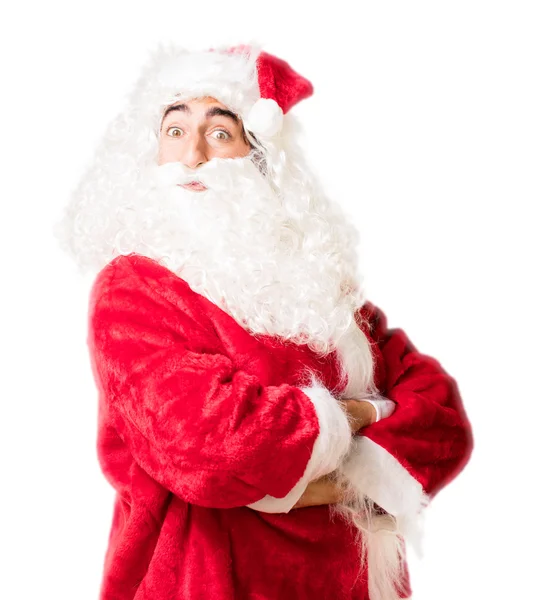 Santa claus em pose orgulhosa — Fotografia de Stock