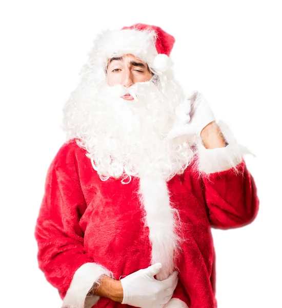 Santa Claus con signo orgulloso —  Fotos de Stock