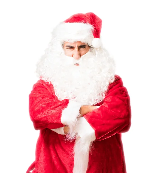Santa Claus en desacuerdo pose —  Fotos de Stock