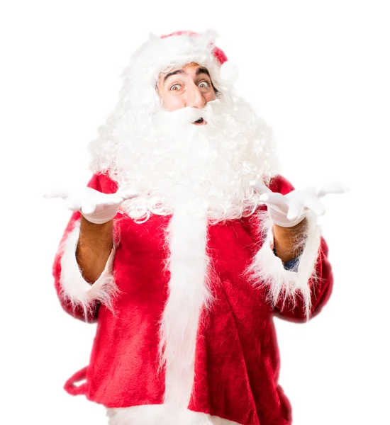 Babbo Natale in posa orgogliosa — Foto Stock