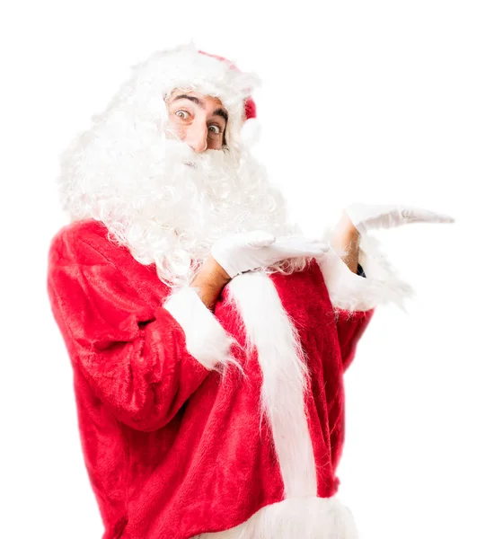 Santa Claus mostrando signo —  Fotos de Stock