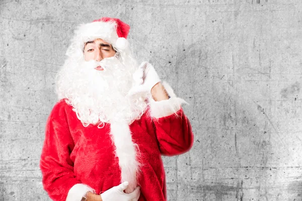 Santa claus with proud sign — Stock Photo, Image