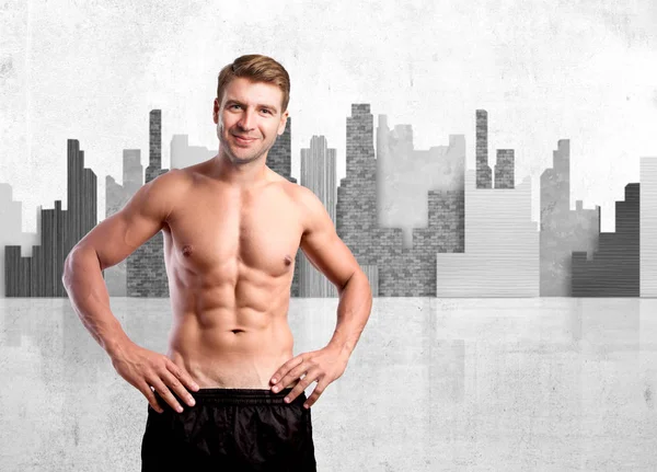 Satisfied blond man — Stock Photo, Image