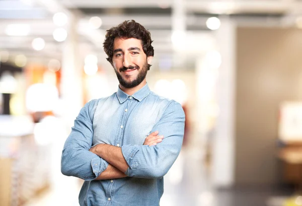 Happy young man smiling — Stock Photo, Image