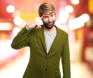 konsantre işadamı düşünme