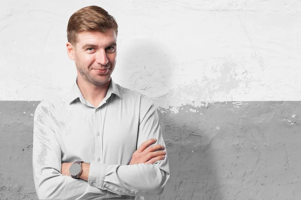 Happy businessman smiling — Stock Photo, Image