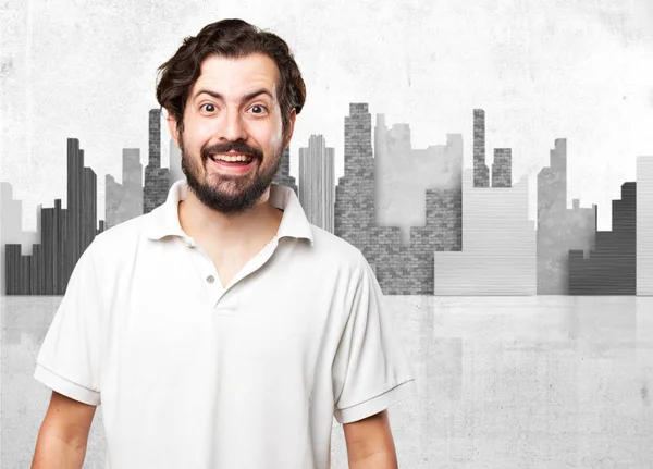 Happy young man smiling — Stock Photo, Image