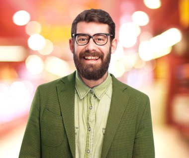 mutlu işadamı gülüyor