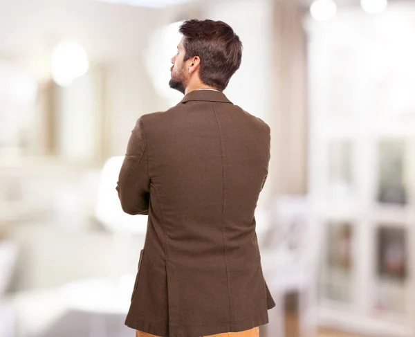 Businessman back pose — Stock Photo, Image