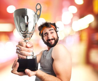 Spor Kupası ile gurur genç adam