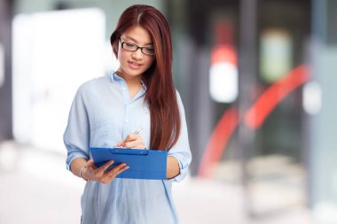 Çinli kadınla mutlu: defter