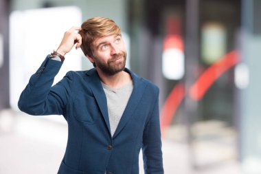 mutlu işadamı düşünme