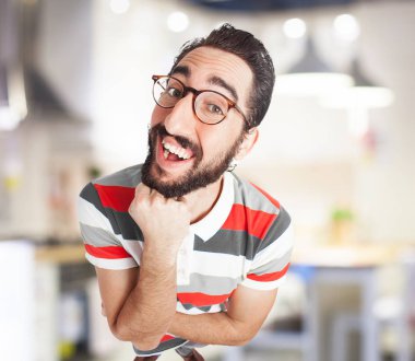 çılgın genç adam düşünme