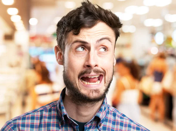 Worried young man thinking — Stock Photo, Image