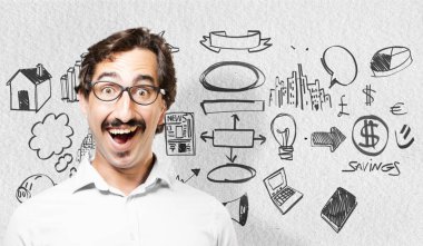 Genç serin adam şaka