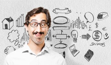 Genç serin adam şaka