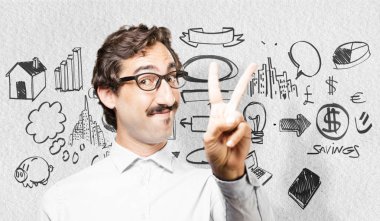 adam iki numara işareti ile