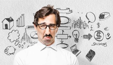 kaybeden genç serin adam poz