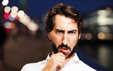 karışık genç serin adam 