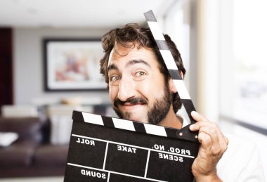 bir tokmağı ile genç serin adam