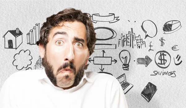 karışık genç serin adam 