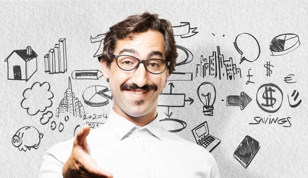 cool delikanlı el sallayarak