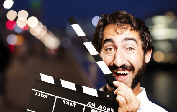 bir tokmağı ile genç serin adam