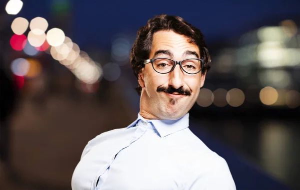 Young cool man in proud pose — Stock Photo, Image