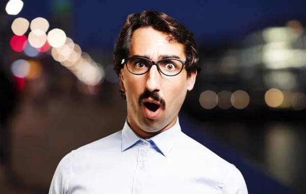 Young cool man surprised — Stock Photo, Image